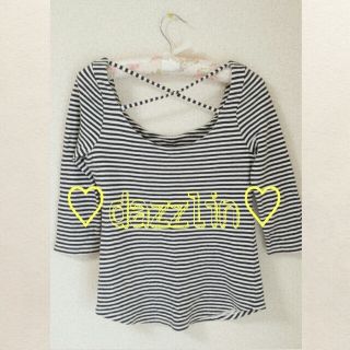 ダズリン(dazzlin)のdazzlin♡ボーダーカットソー(カットソー(長袖/七分))