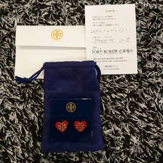 トリーバーチ(Tory Burch)のトリーバーチ ピアス ハート 限定(ピアス)