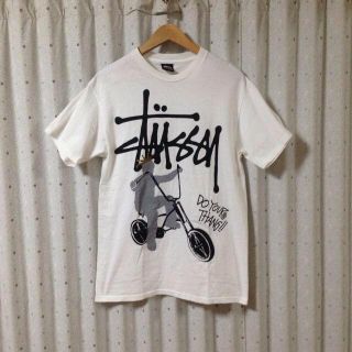 ステューシー(STUSSY)のSTUSSY でかロゴ メンズM(Tシャツ(半袖/袖なし))