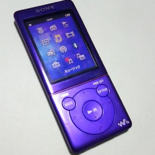 ソニー(SONY)のウォークマン NW-S774 パープル(ポータブルプレーヤー)