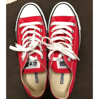 コンバース(CONVERSE)のコンバース オールスター 赤 23.5(スニーカー)