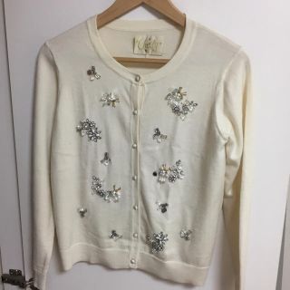 Chesty ビジューカーディガン