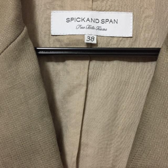 Spick & Span(スピックアンドスパン)のSpic and Span 麻ジャケット レディースのジャケット/アウター(その他)の商品写真