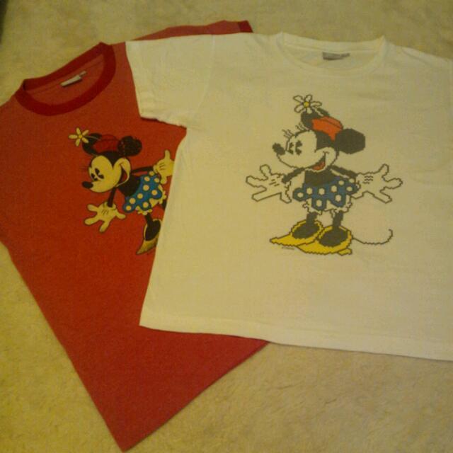 Disney(ディズニー)の最終値下げ!!2枚組 T-ｼｬﾂ レディースのトップス(Tシャツ(半袖/袖なし))の商品写真