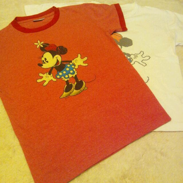 Disney(ディズニー)の最終値下げ!!2枚組 T-ｼｬﾂ レディースのトップス(Tシャツ(半袖/袖なし))の商品写真