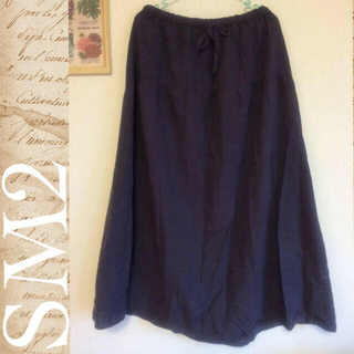 サマンサモスモス(SM2)のSM2 薄手のロングスカート(ロングスカート)