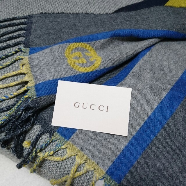 Gucci(グッチ)の最終価格 正規GUCCI マフラー メンズのファッション小物(マフラー)の商品写真