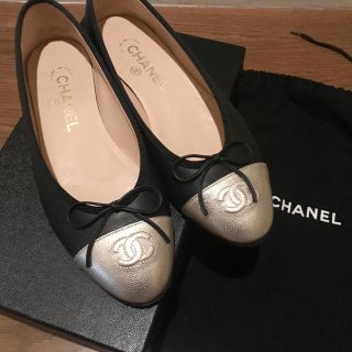 シャネル(CHANEL)の<正規品>CHANEL バレエシューズ(バレエシューズ)