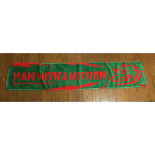 マンウィズアミッション(MAN WITH A MISSION)の【マンウィズ】タオル クリスマスカラー【MWAM】(ミュージシャン)
