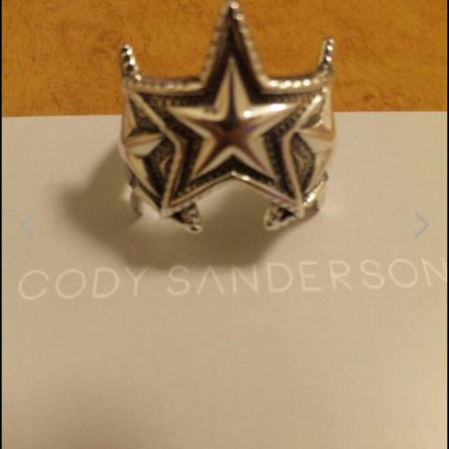 CODY SANDERSONコディーサンダーソン〓シルバーリング指輪ナバホ メンズのアクセサリー(リング(指輪))の商品写真