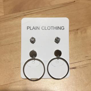 プレーンクロージング(PLAIN CLOTHING)のPLAIN CLOTHING ピアス 4点セット(ピアス)