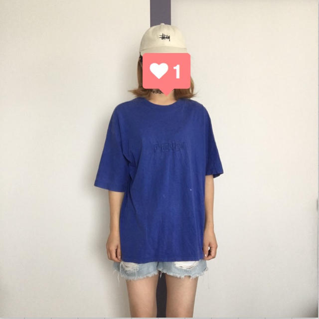 FENDI(フェンディ)のFENDI ロゴ刺繍TEE メンズのトップス(Tシャツ/カットソー(半袖/袖なし))の商品写真