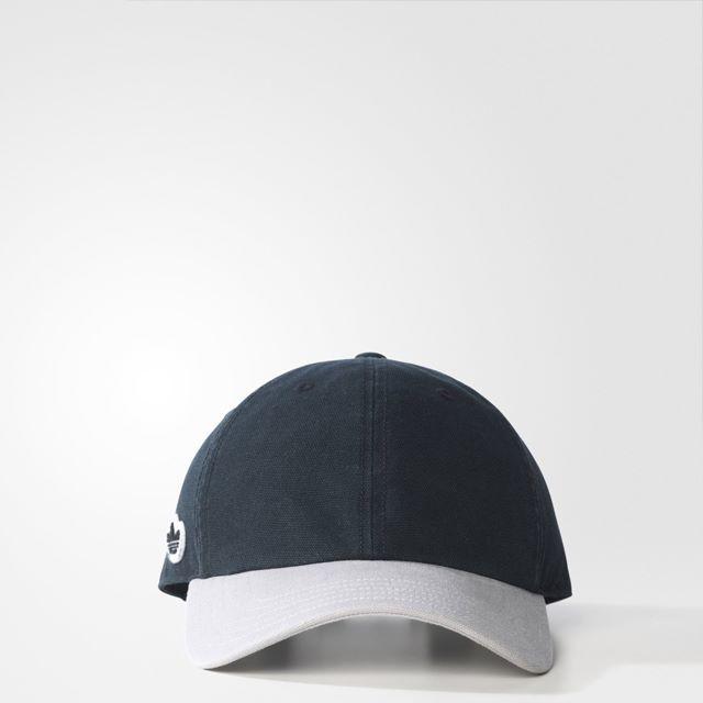 adidas(アディダス)の【新品】adidas オリジナルス キャップ 帽子 チビロゴ 黒グレー FW メンズの帽子(キャップ)の商品写真