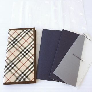 新品◆バーバリー 手帳 手帳カバー レフィル付き お札入れ