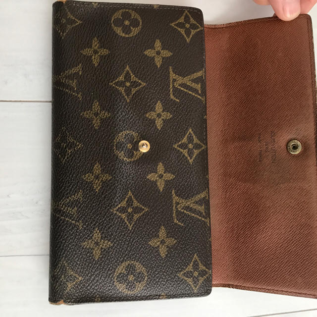 LOUIS VUITTON(ルイヴィトン)の【本物保証】ルイヴィトンのモノグラム、ポルトフォイユ・三つ折り財布 レディースのファッション小物(財布)の商品写真