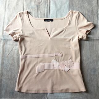 フォクシー(FOXEY)のFOXEY ベロアトップス(Tシャツ(半袖/袖なし))