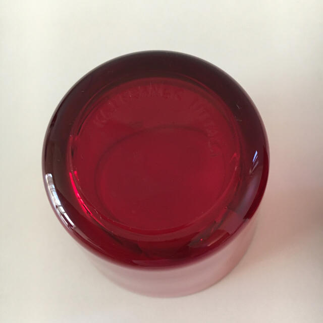 iittala(イッタラ)のiittala カルティオ レッド 210ml ペア【新品.未使用】 インテリア/住まい/日用品のキッチン/食器(グラス/カップ)の商品写真