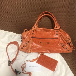 バレンシアガバッグ(BALENCIAGA BAG)の【正規品】バレンシアガバッグ ツィギー オレンジ(ハンドバッグ)