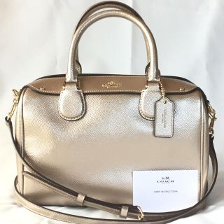 コーチ(COACH)の可愛い コーチ クロスグレインレザー ミニ ベネット 2way バッグ 新品本物(ショルダーバッグ)