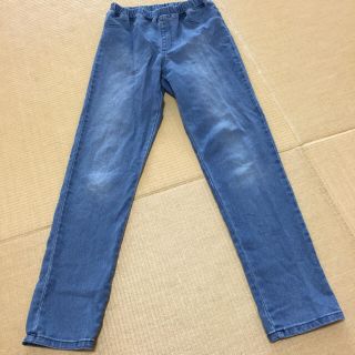 ジーユー(GU)のGU 美品 140 ガールズ ストレッチジーンズ(パンツ/スパッツ)