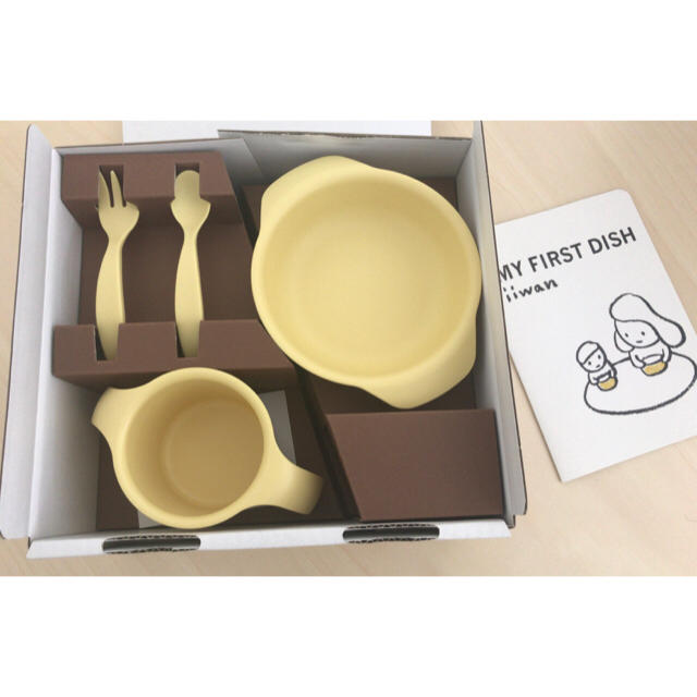 iiwan MY FIRST DISH ベビー キッズ 食器セット 未使用品の通販 by は