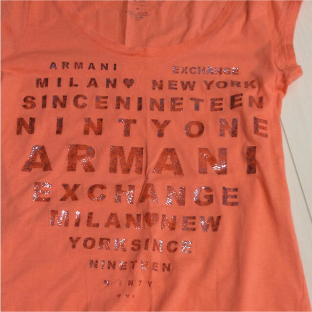 ARMANI EXCHANGE(アルマーニエクスチェンジ)の美品アルマーニエクスチェンジTシャツ レディースのトップス(Tシャツ(半袖/袖なし))の商品写真