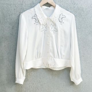 ロキエ(Lochie)のvintage レースブラウス(シャツ/ブラウス(長袖/七分))