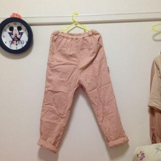 ダブルクローゼット(w closet)のサルエルパンツ♡ぴんく！値下げ！(サルエルパンツ)