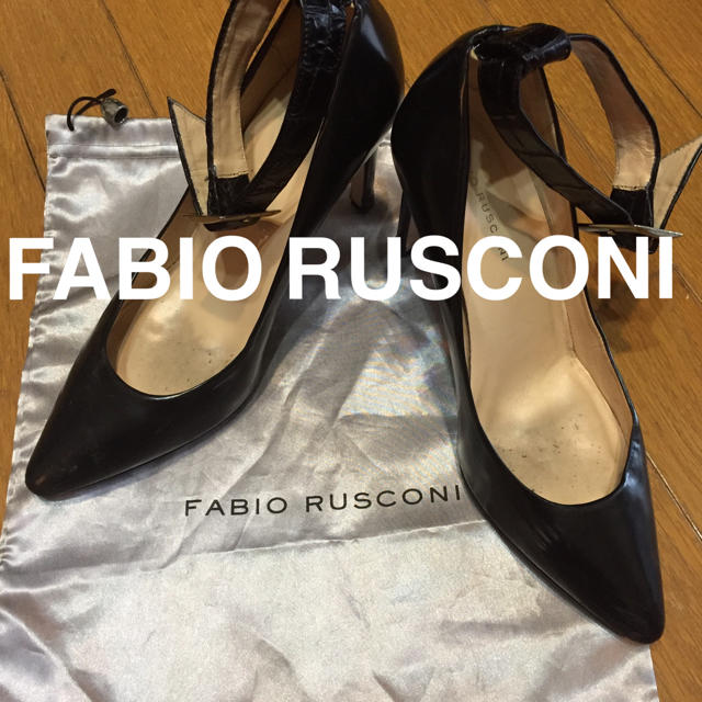 FABIO RUSCONI 24cm 黒ヒール【値下げ済】