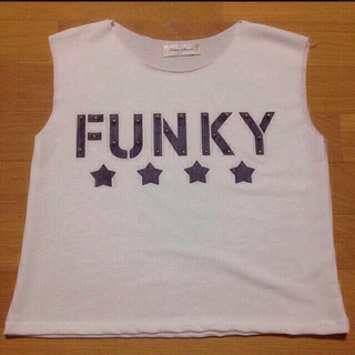 funky★ 白(タンクトップ)