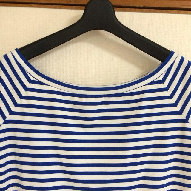マリンブルー♡ボーダーTシャツ レディースのトップス(Tシャツ(半袖/袖なし))の商品写真