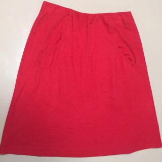 マリメッコ(marimekko)の【美品】マリメッコ★marimekko  赤スカート(ひざ丈スカート)