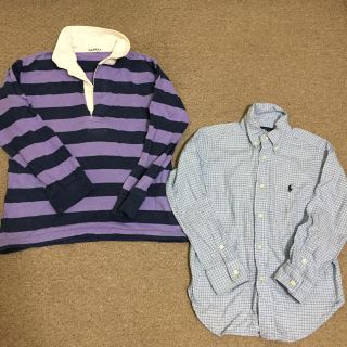 ポロラルフローレン(POLO RALPH LAUREN)の405男の子110程度ラルフローレンほか長袖シャツ等2点(Tシャツ/カットソー)