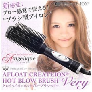 クレイツ ホットブローブラシ(ヘアアイロン)