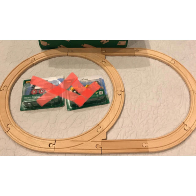 BRIO(ブリオ)の未使用品あり！ブリオレールセット専用 キッズ/ベビー/マタニティのおもちゃ(知育玩具)の商品写真