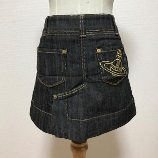 ヴィヴィアンウエストウッド(Vivienne Westwood)のVivienne Westwood ヴィヴィアンウエストウッド デニムスカート(ミニスカート)