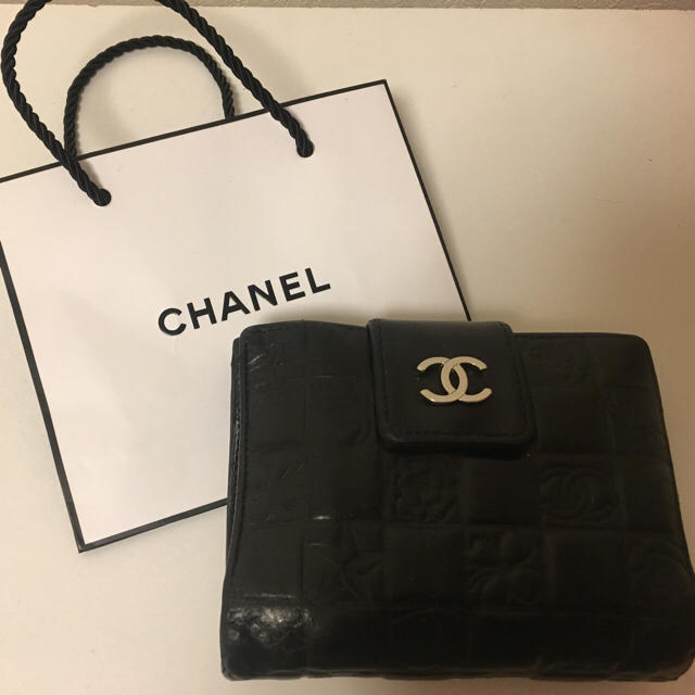 CHANEL(シャネル)のCHANEL ラムスキンアイコンWホック財布 レディースのファッション小物(財布)の商品写真