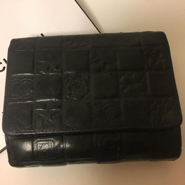 CHANEL(シャネル)のCHANEL ラムスキンアイコンWホック財布 レディースのファッション小物(財布)の商品写真