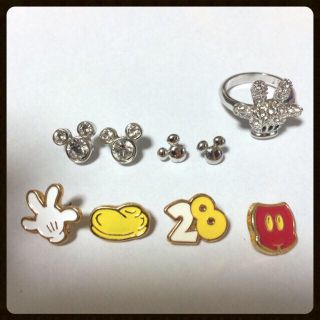 ミッキー♡ピアス・リングセット(ピアス)