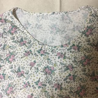 フランシュリッペ(franche lippee)のフランシュリッペ Tシャツ 薔薇と猫 長袖(Tシャツ(長袖/七分))