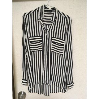 ザラ(ZARA)のStriped blouse - ZARA(シャツ/ブラウス(長袖/七分))