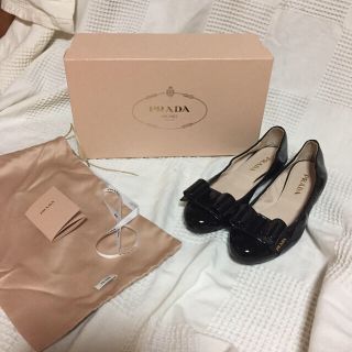 プラダ(PRADA)のプラダフラットシューズ(バレエシューズ)