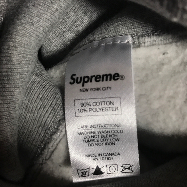 supreme ボックスロゴパーカー box logo L