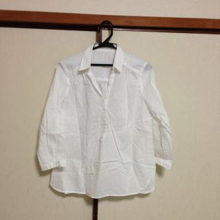 ローリーズファーム(LOWRYS FARM)のローリーズファーム☆白いシャツ(シャツ/ブラウス(半袖/袖なし))