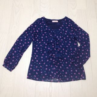 アナップ(ANAP)の花柄シフォン トップス(シャツ/ブラウス(長袖/七分))