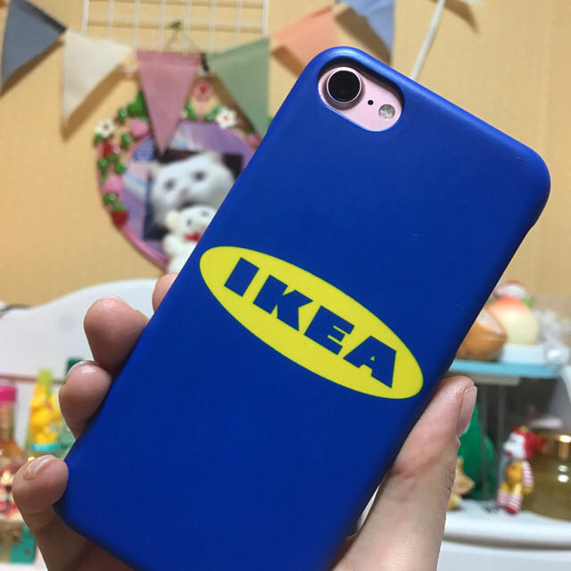 IKEAロゴ Maxbox supermarket スマホケース 携帯カバー スマホ/家電/カメラのスマホアクセサリー(iPhoneケース)の商品写真