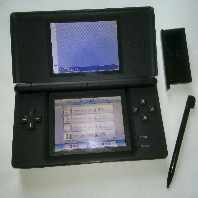 ニンテンドーDS - ニンテンドーDSLite黒+タッチペン 動作確認済 GBA