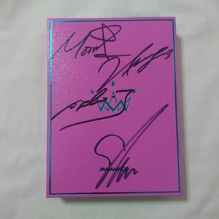 MAMAMOO Purple サイン入り CD(K-POP/アジア)