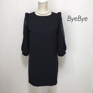 バイバイ(ByeBye)の【1回のみ着用】ByeBye ポイントショルダーワンピース(ミニワンピース)