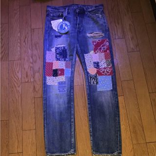 ヒステリックグラマー(HYSTERIC GLAMOUR)の ヒステリックグラマー  PWR加工 スリムST 美品(デニム/ジーンズ)